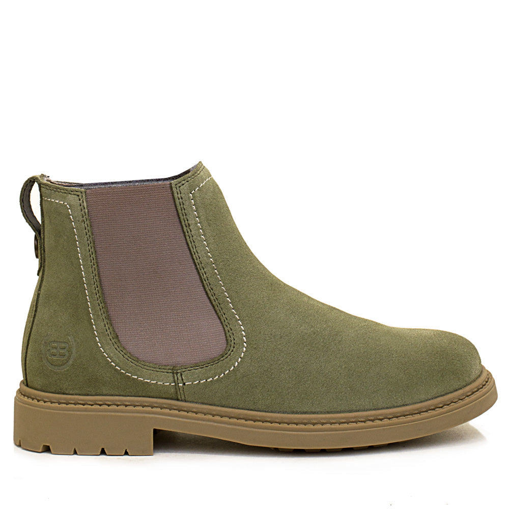 Bareback Footwear Toddy Short Boots Sage Green