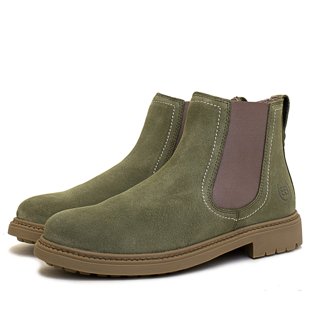 Bareback Footwear Toddy Short Boots Sage Green