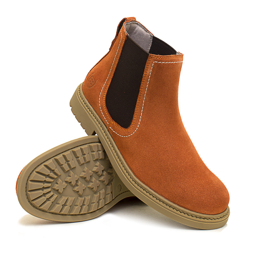 Bareback Footwear Toddy Short Boots Burnt Orange