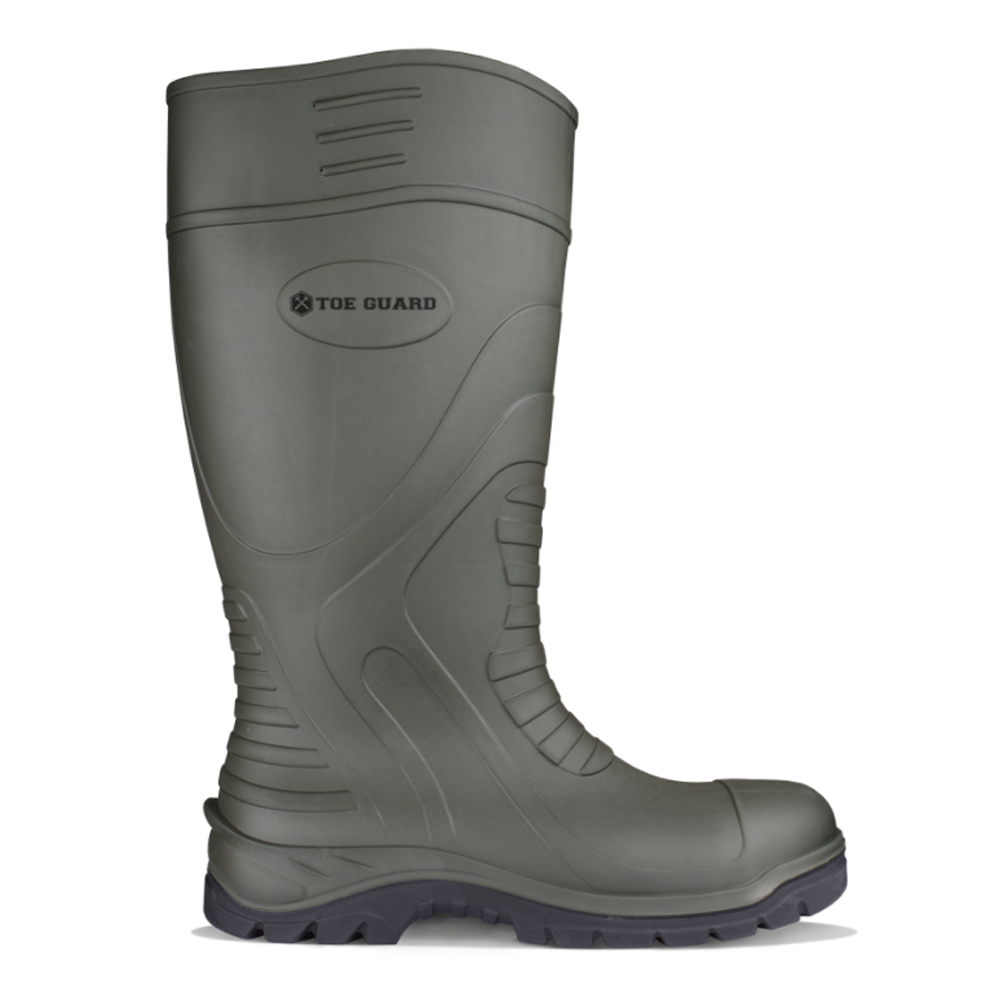 Toe Guard TG80295 Boulder S5 SRC Safety Wellington Boots Green