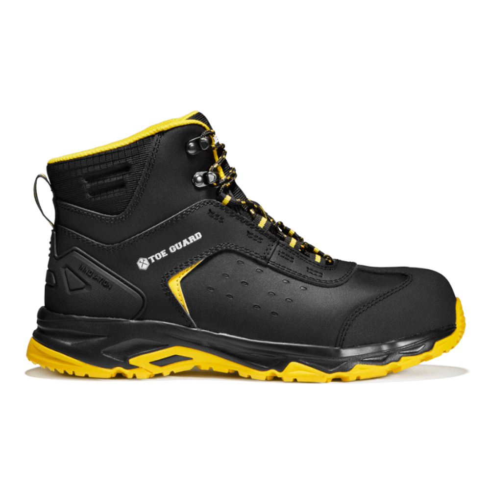 Toe Guard TG80540 Wild Safety Toe Cap Work Safety Boots Black / Yellow