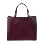 Zatchels Marsala Red Handmade Leather Shopper Bag