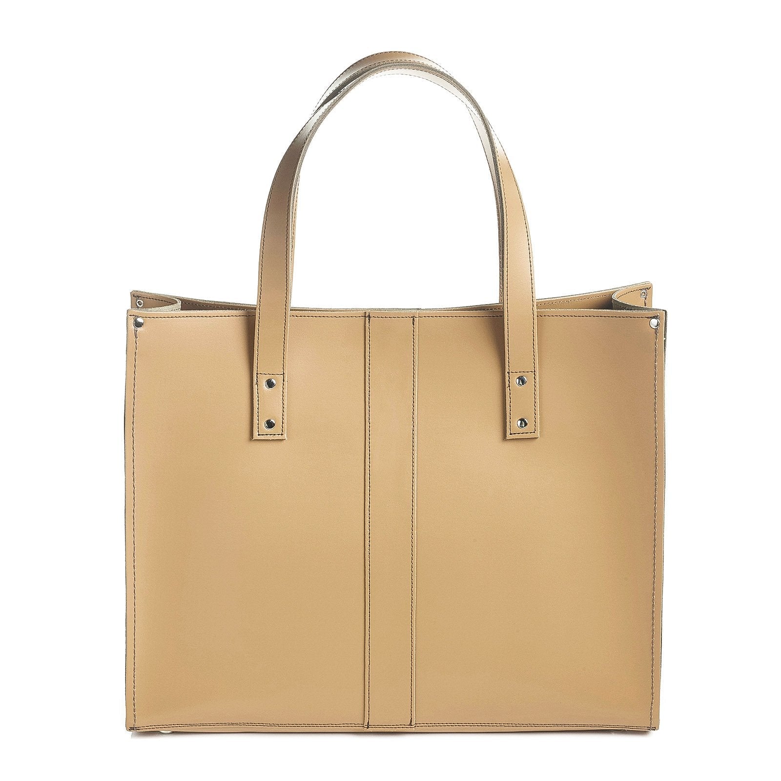 Zatchels Iced Coffee Handmade Leather Shopper Bag