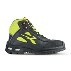 U-Power Form ESD S3 CI SRC Water-Repellent Composite Safety Work Safety Boots Black / Yellow