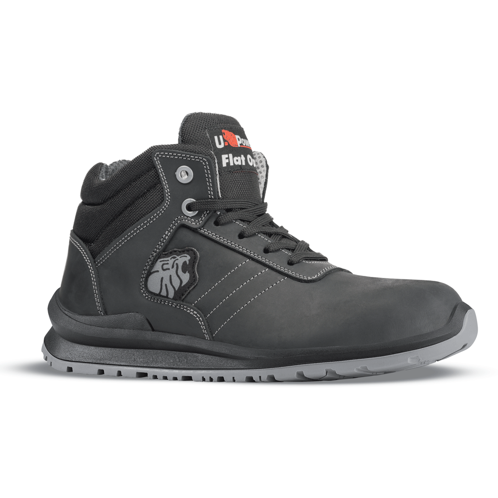U-Power Henry S3 SRC Water-Repellent Safety Work Safety Boots Trainer Black