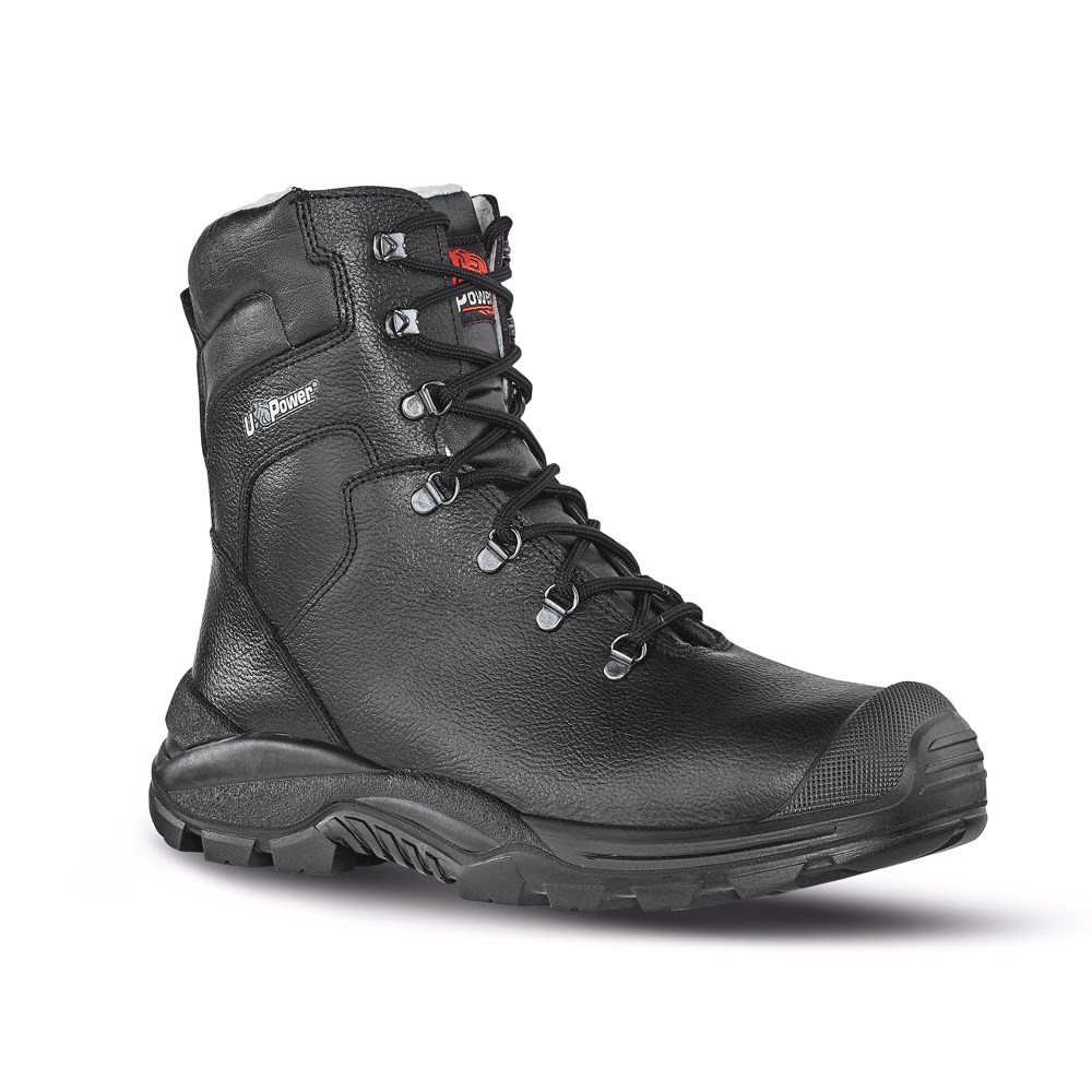 U-Power Klever UK S3 CI SRC Water-Resistant Composite Safety Work Safety Boots Black