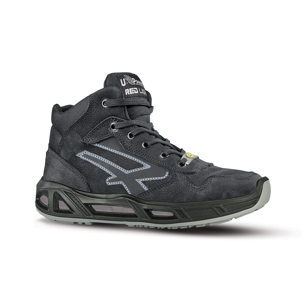 U-Power Lift Carpet ESD S3 CI SRC Water-Resistant Safety Toe Cap Work Safety Boots Black