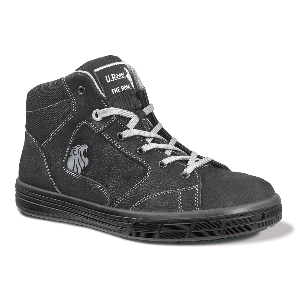 U-Power Lion S3 SRC Water-Repellent Safety Work Safety Boots Trainer Black
