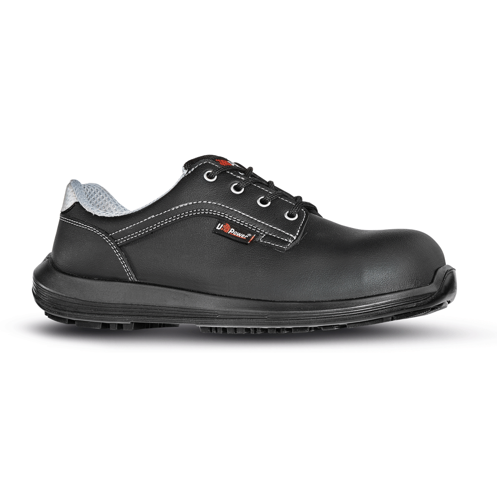 U-Power Oxford S3 SRC Water-Repellent Composite Safety Work Shoe Safety Trainers Black