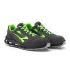 U-Power Point S1P SRC ESD Safety Toe Cap Work Safety Trainers Shoe Grey / Green