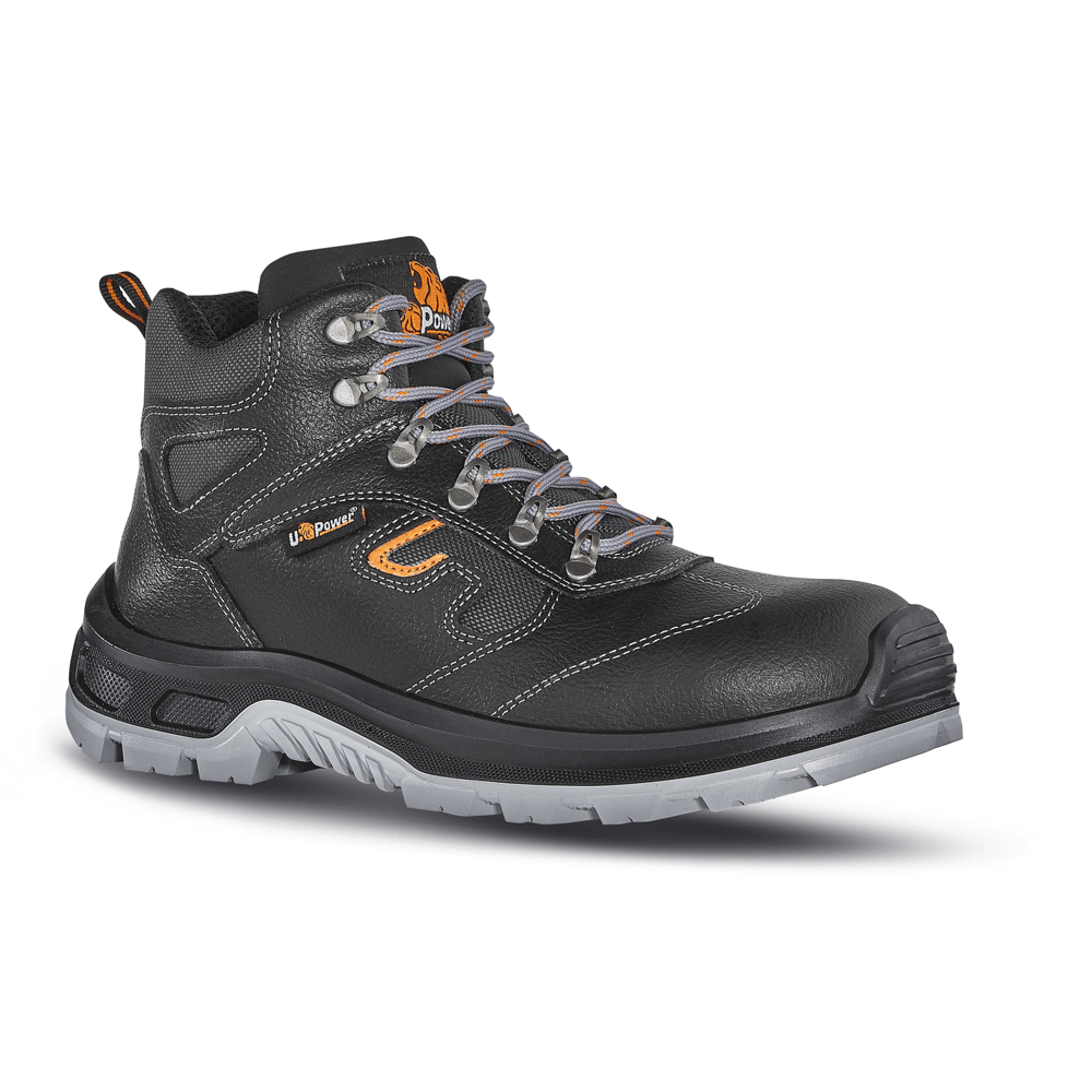 U-Power Premiere S3 SRC Water-Repellent Composite Safety Work Safety Boots Black