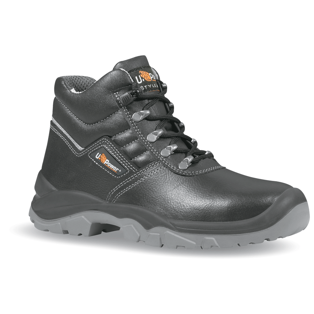 U-Power Reptile RS Water-Repellent Steel Toe Cap Safety Work Safety Boots Black