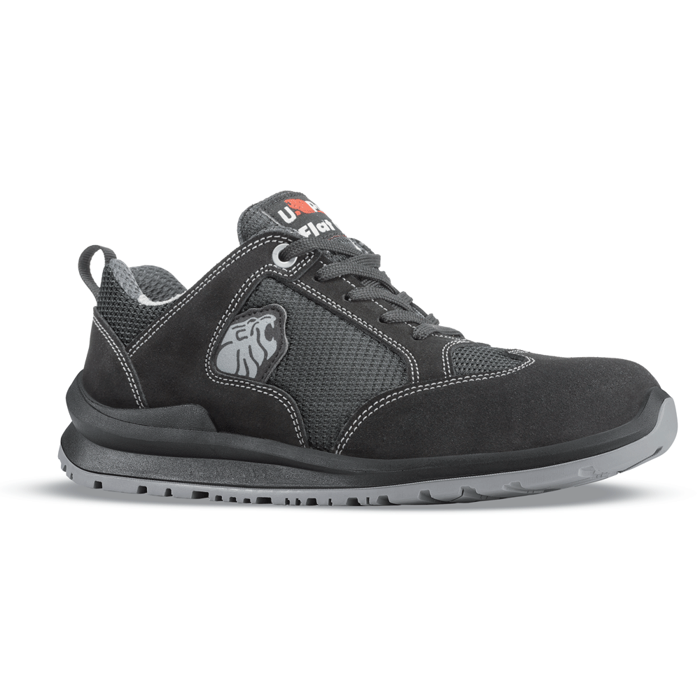 U-Power Robert S1P SRC Lightweight Safety Work Shoe Safety Trainers Black