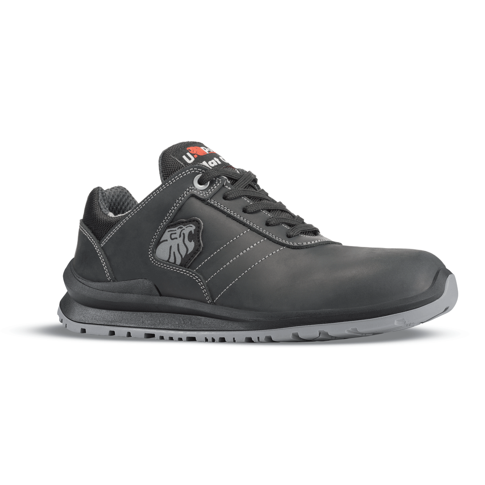 U-Power Stig S3 SRC Water-Repellent Safety Work Shoe Safety Trainers Black