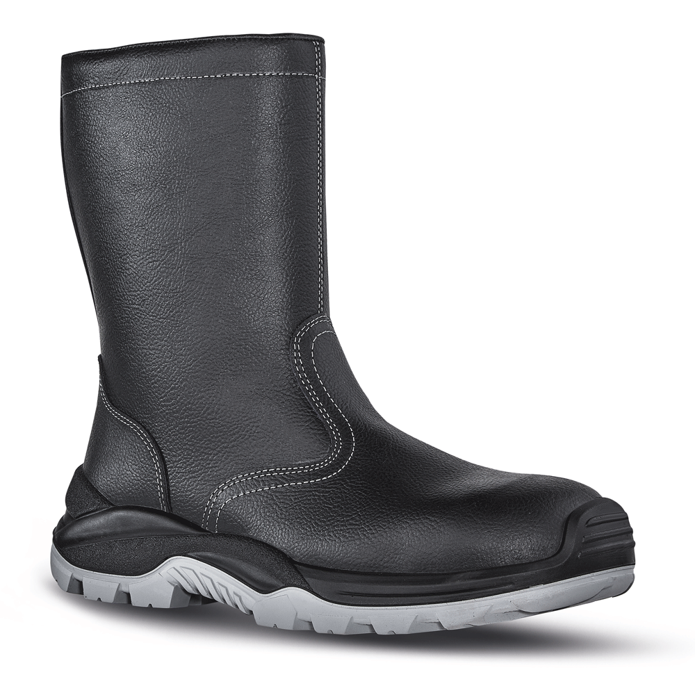 U-Power Taiga S3 CI SRC Water-Repellent Composite Safety Work Rigger Boots Black