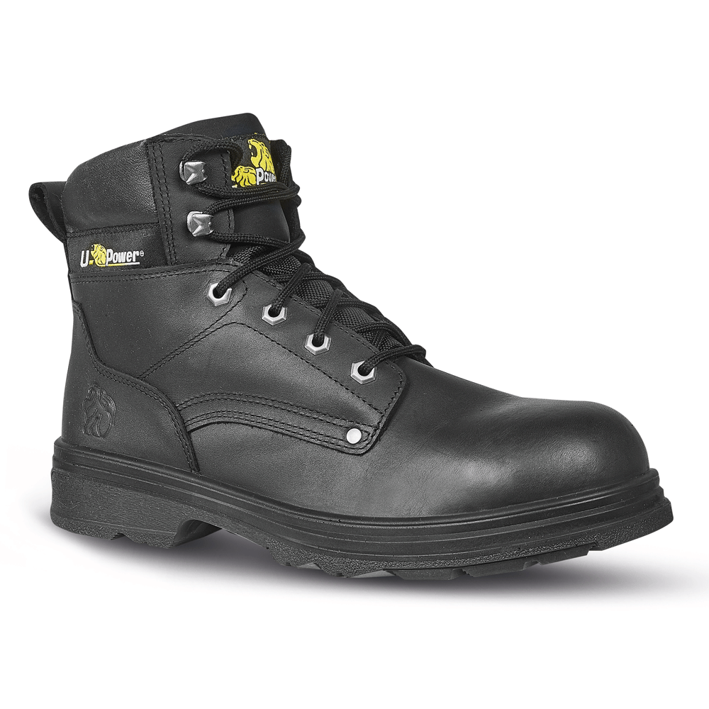 U-Power Track S3 SRC Water-Repellent Composite Safety Work Safety Boots Black