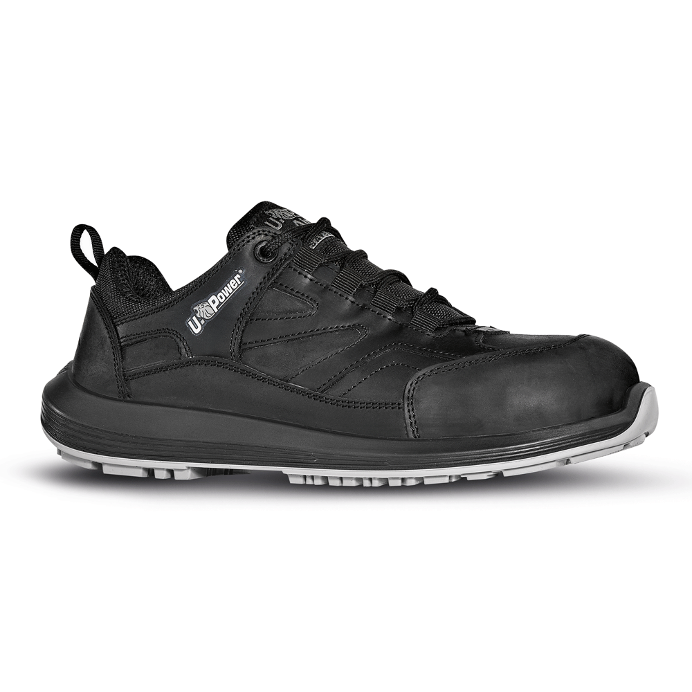 U-Power Yukon S3 SRC Water-Resistant Composite Safety Work Shoe Safety Trainers Black