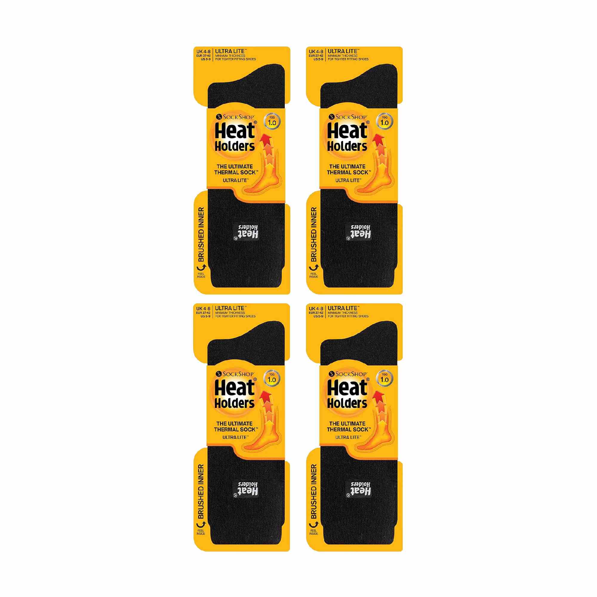 Sock Snob Womens Ultra Lite Extra Thin 1.0 TOG Casual Thermal Socks (Multipack Options)