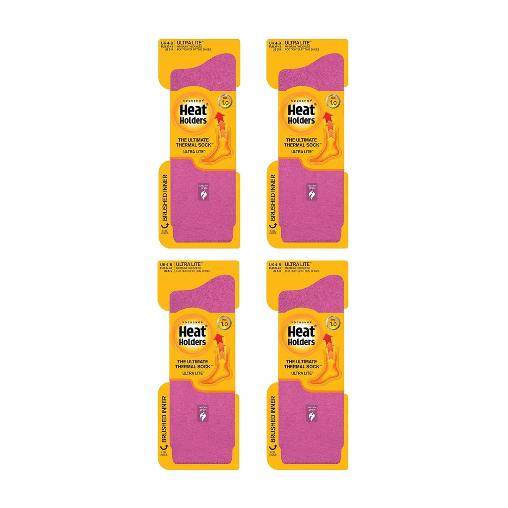 Sock Snob Womens Ultra Lite Extra Thin 1.0 TOG Casual Thermal Socks (Multipack Options)