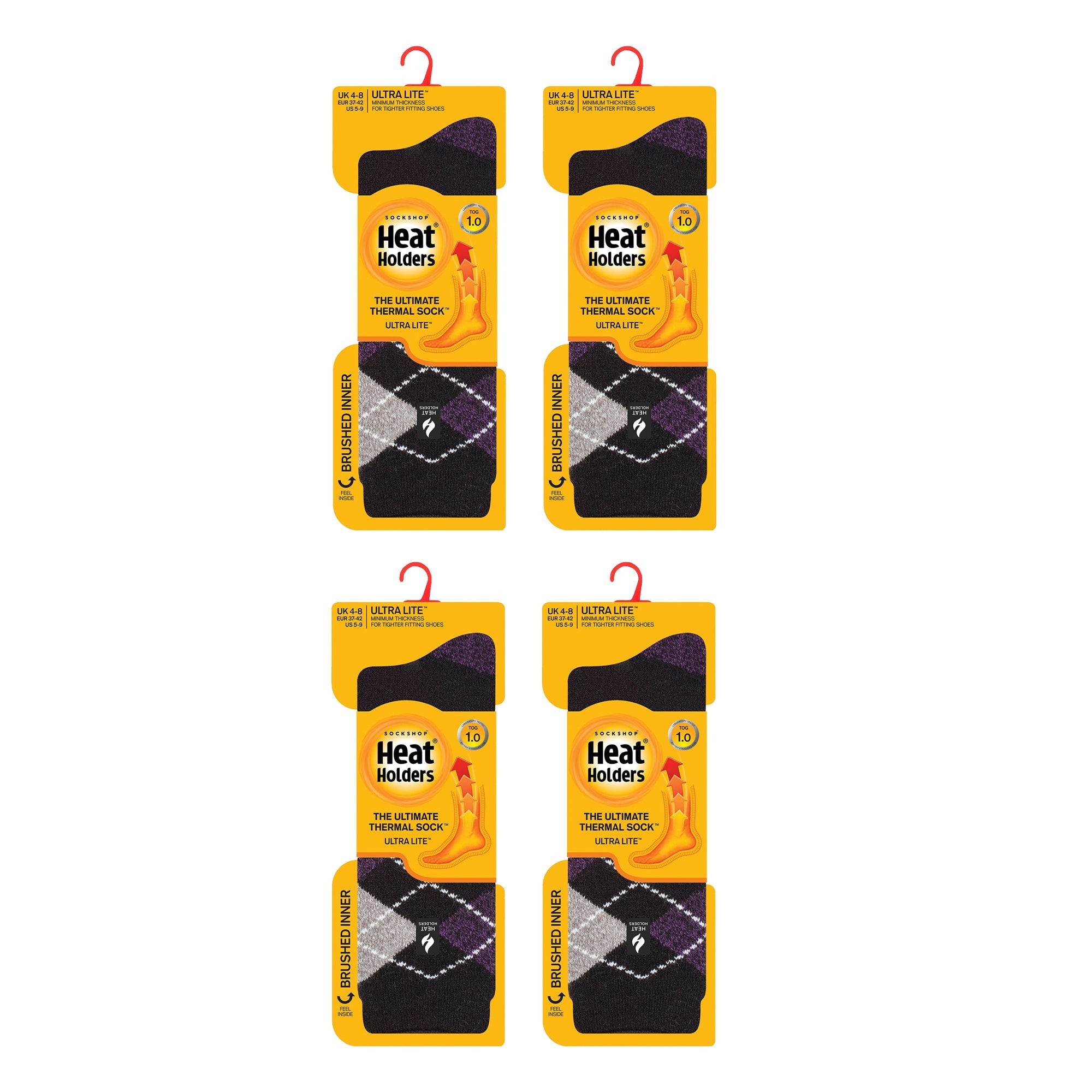 Sock Snob Womens Ultra Lite Extra Thin 1.0 TOG Casual Thermal Socks (Multipack Options)