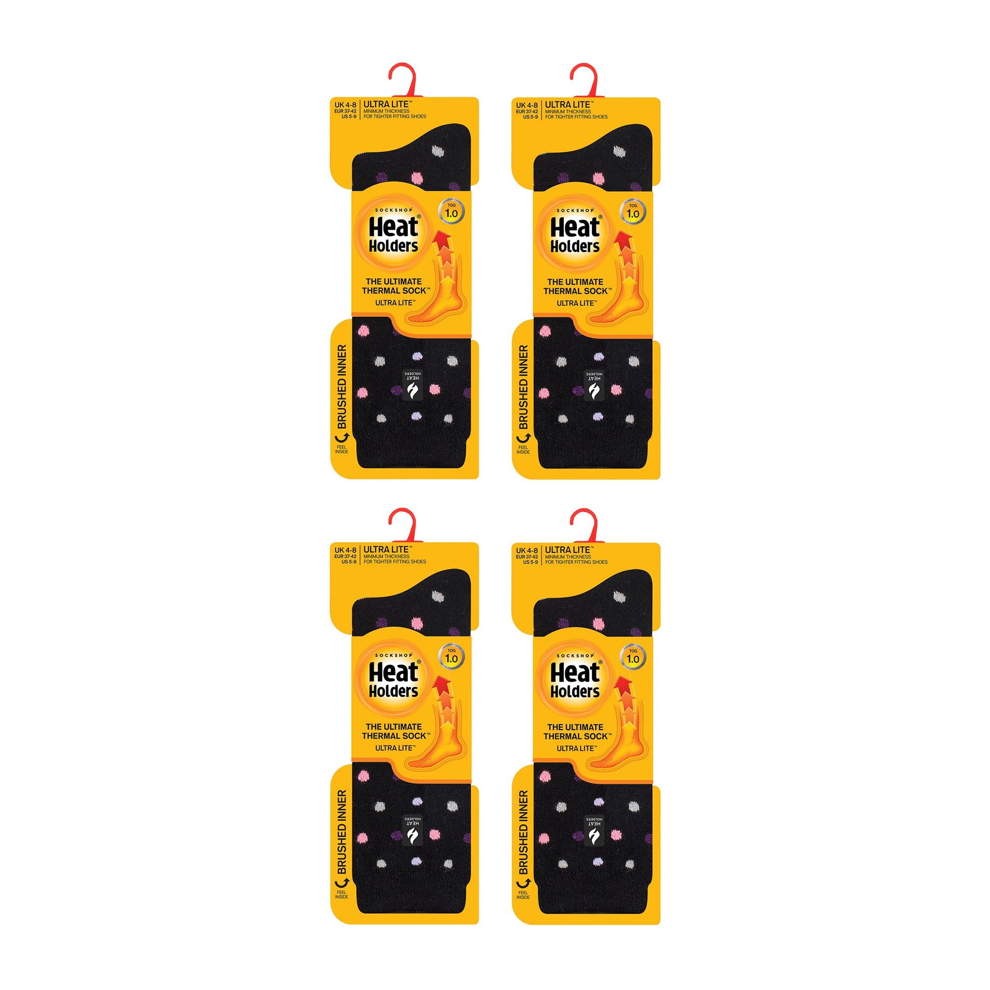 Sock Snob Womens Ultra Lite Extra Thin 1.0 TOG Casual Thermal Socks (Multipack Options)