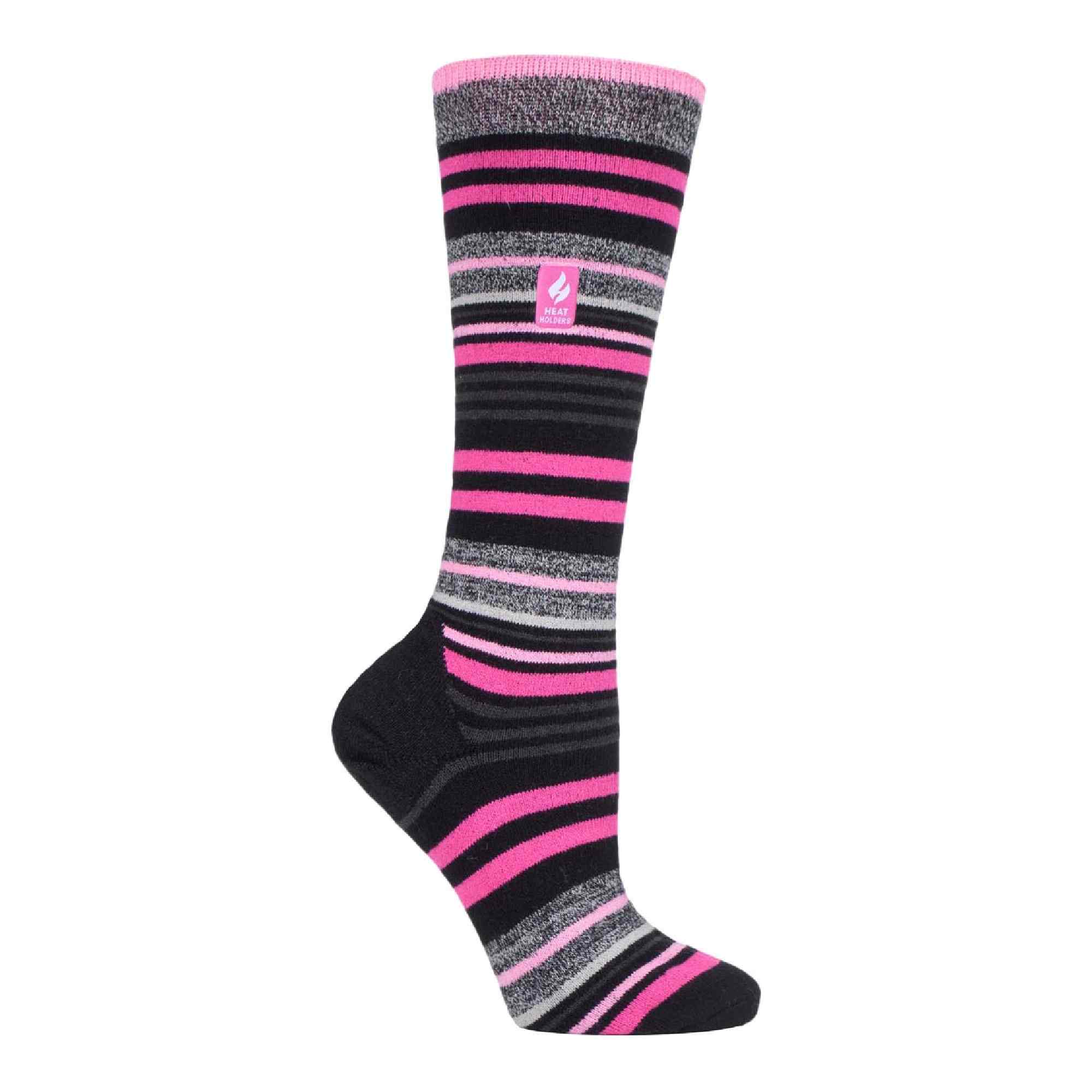 Heat Holders Womens Thin Warm Winter Knee High Lightweight Thermal Ski Socks