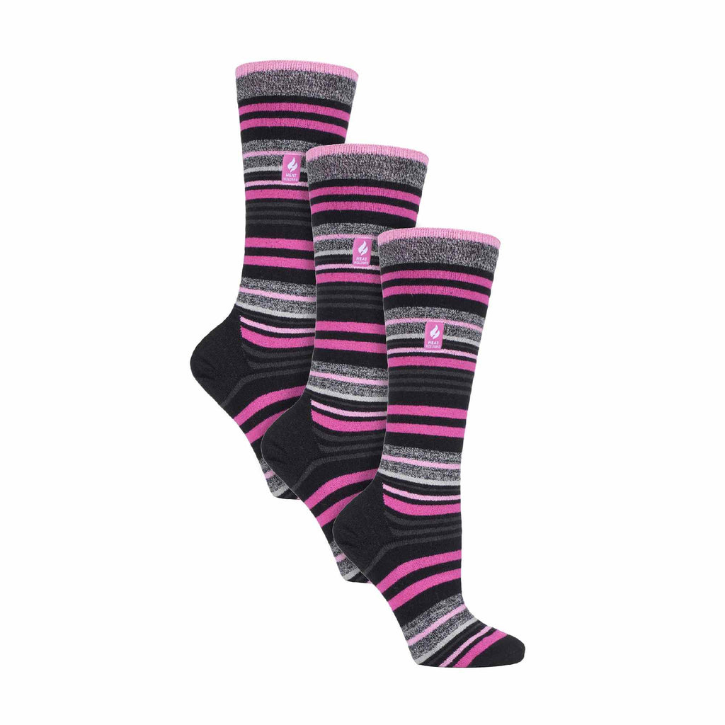 Sock Snob 3 Pack Womens Patterned Lightweight Thin 2.3 TOG Thermal Knee High Ski Socks