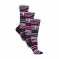 Sock Snob 3 Pack Womens Patterned Lightweight Thin 2.3 TOG Thermal Knee High Ski Socks