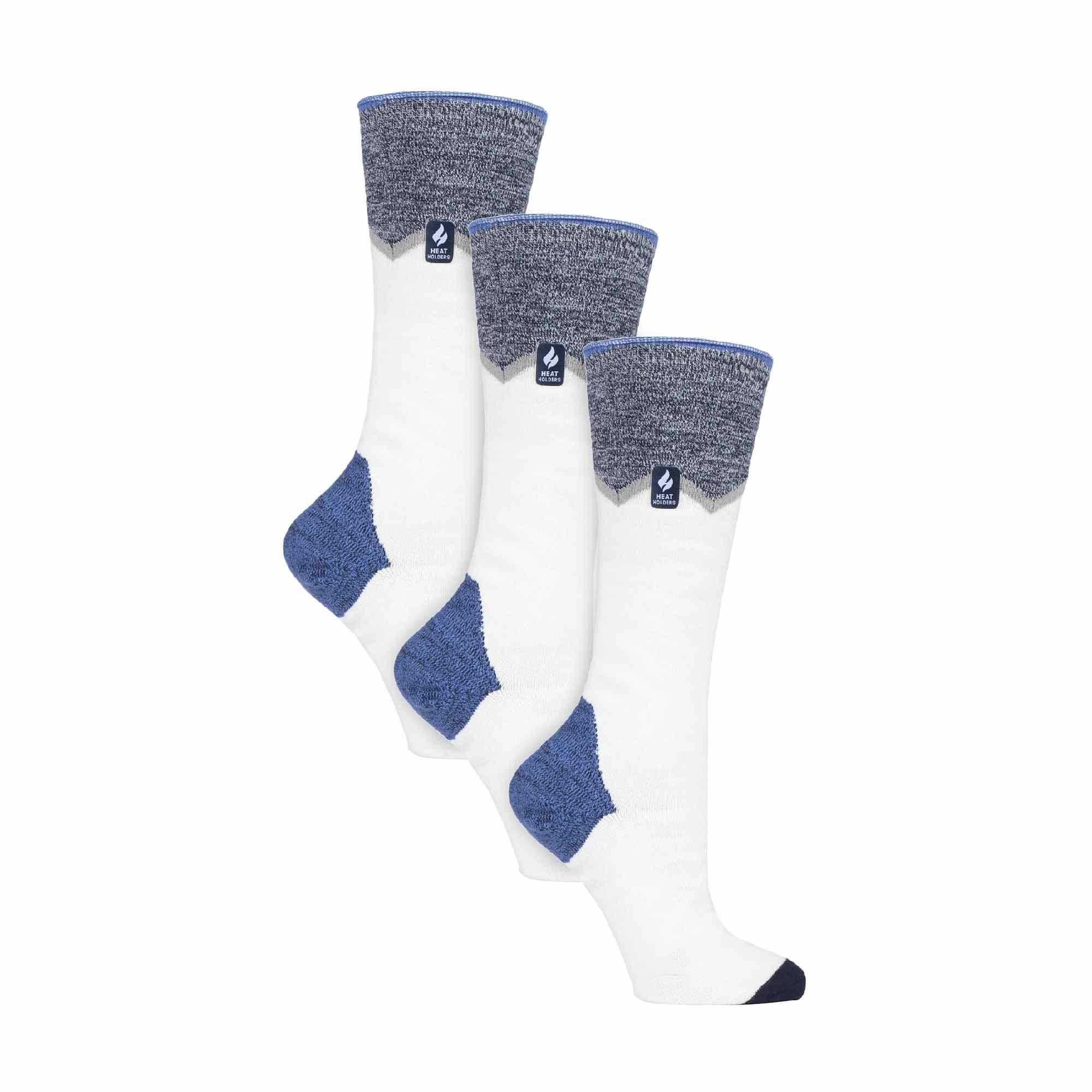 Sock Snob 3 Pack Womens Patterned Lightweight Thin 2.3 TOG Thermal Knee High Ski Socks