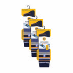 Sock Snob 3 Pack Mens Patterned Lightweight Thin 2.3 TOG Thermal Knee High Ski Socks
