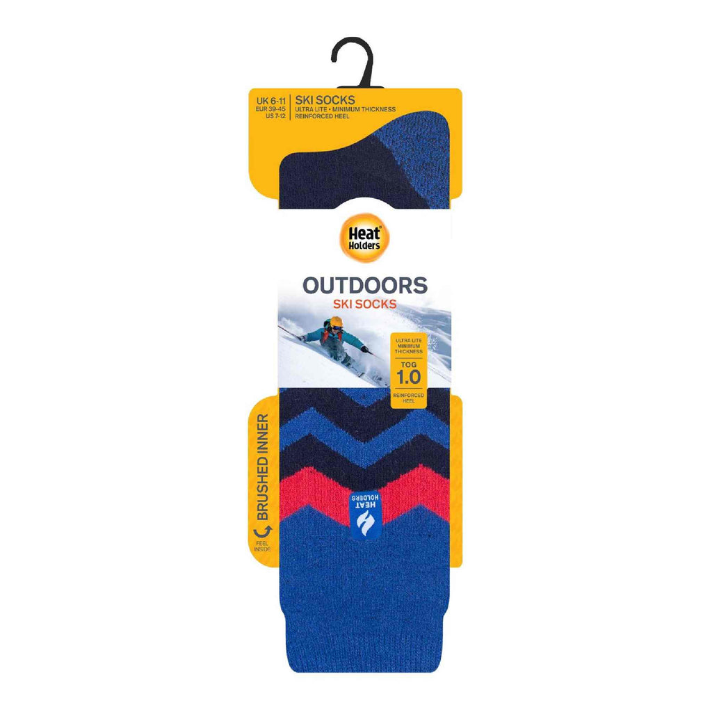 Heat Holders Mens Thin Warm Winter Knee High Lightweight Thermal Ski Socks