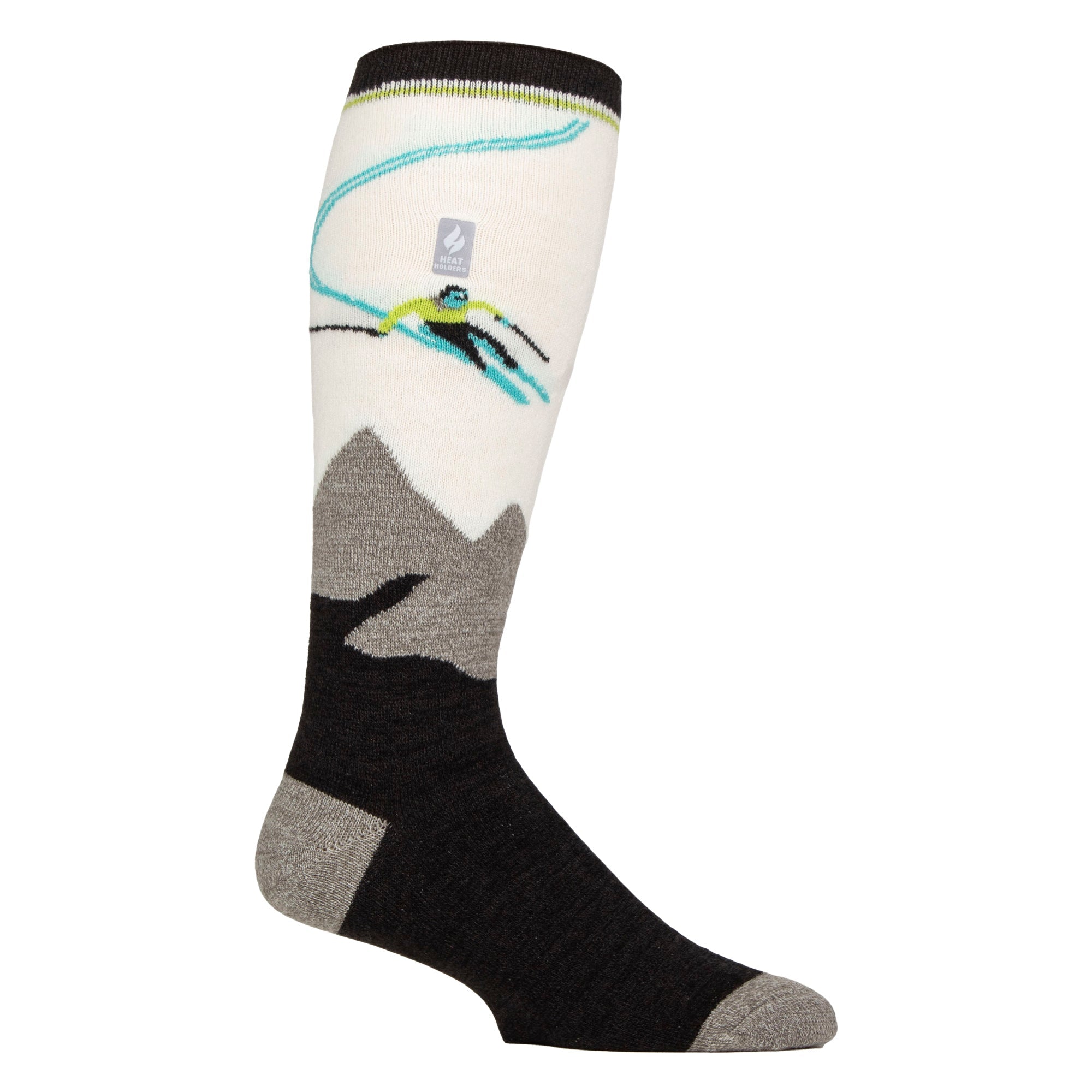 Heat Holders Mens Thin Warm Winter Knee High Lightweight Thermal Ski Socks