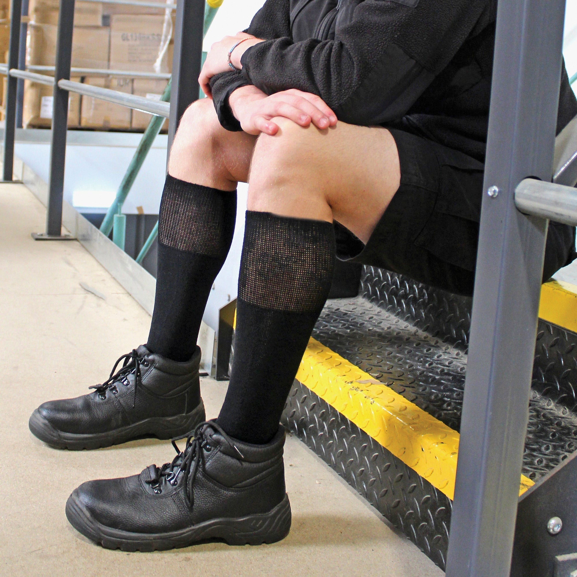 Sock Snob Mens Long Knee High Work Socks Multipack Options