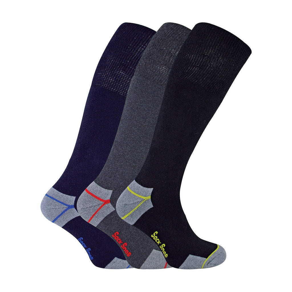 Sock Snob Mens Long Knee High Work Socks Multipack Options
