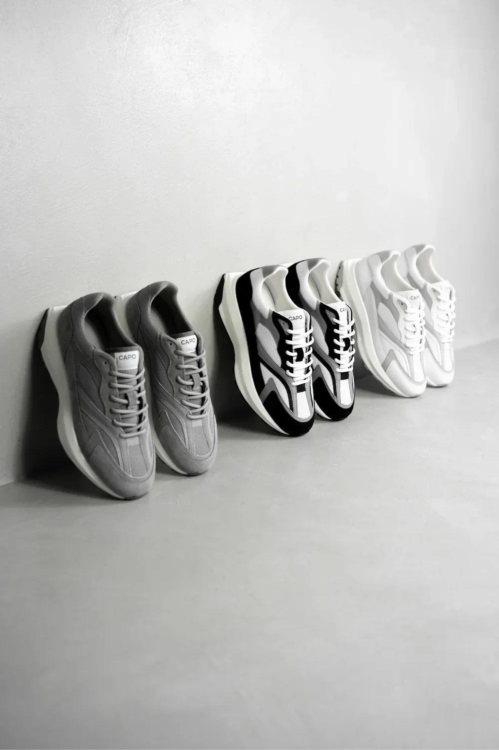 Capo Omni Trainer - Black White Light Grey