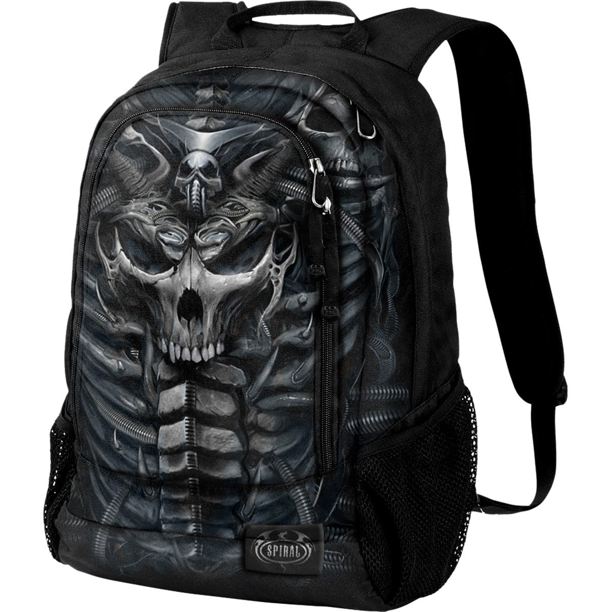 Skull Armour Laptop Backpack front product view