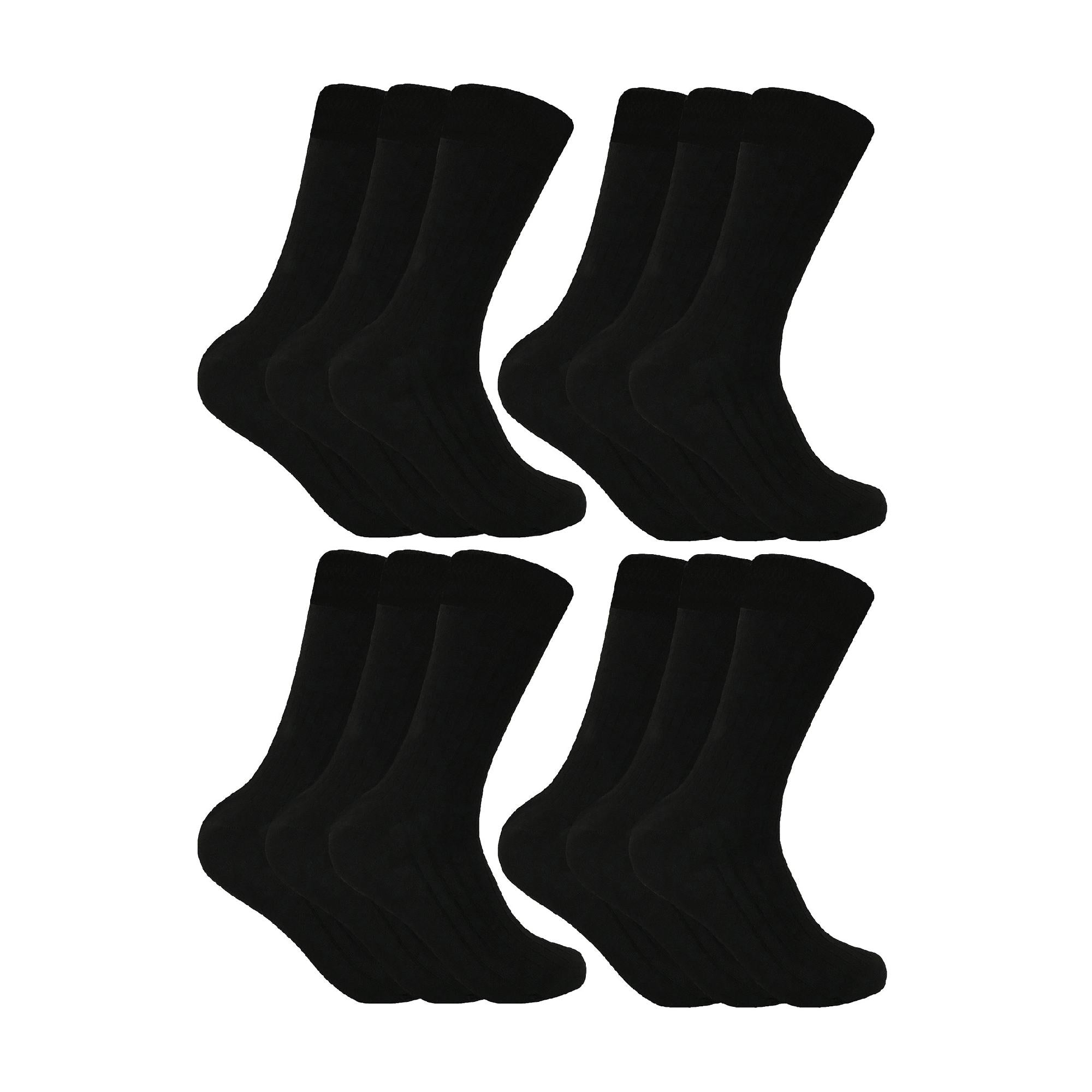 Sock Snob Mens Winter Warm Wool Blend Hiking Socks for Boots (Multipack Options)