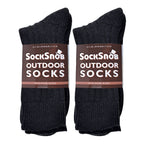 Sock Snob Mens Winter Warm Wool Blend Hiking Socks for Boots (Multipack Options)