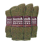 Sock Snob Mens Winter Warm Wool Blend Hiking Socks for Boots (Multipack Options)