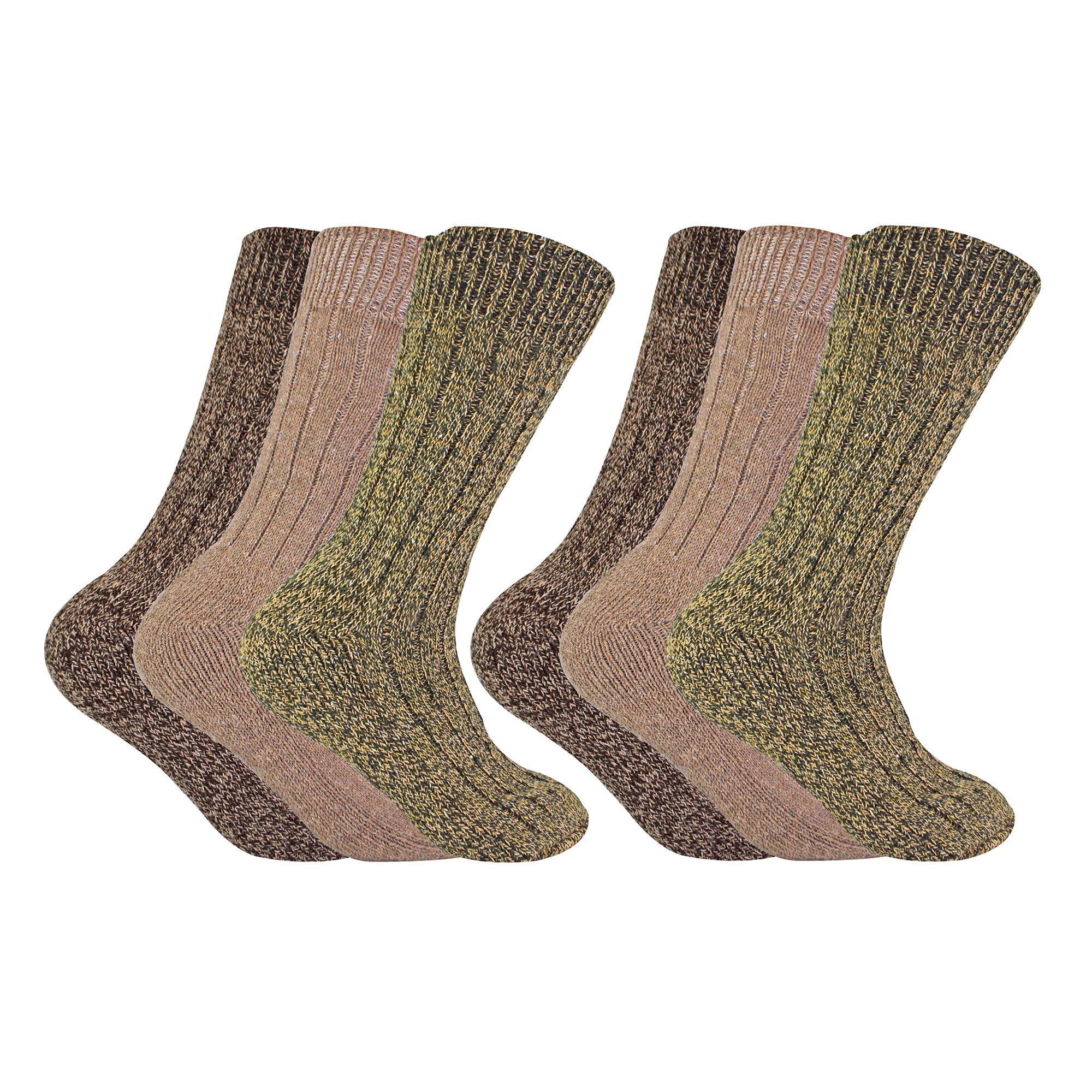 Sock Snob Mens Winter Warm Wool Blend Hiking Socks for Boots (Multipack Options)
