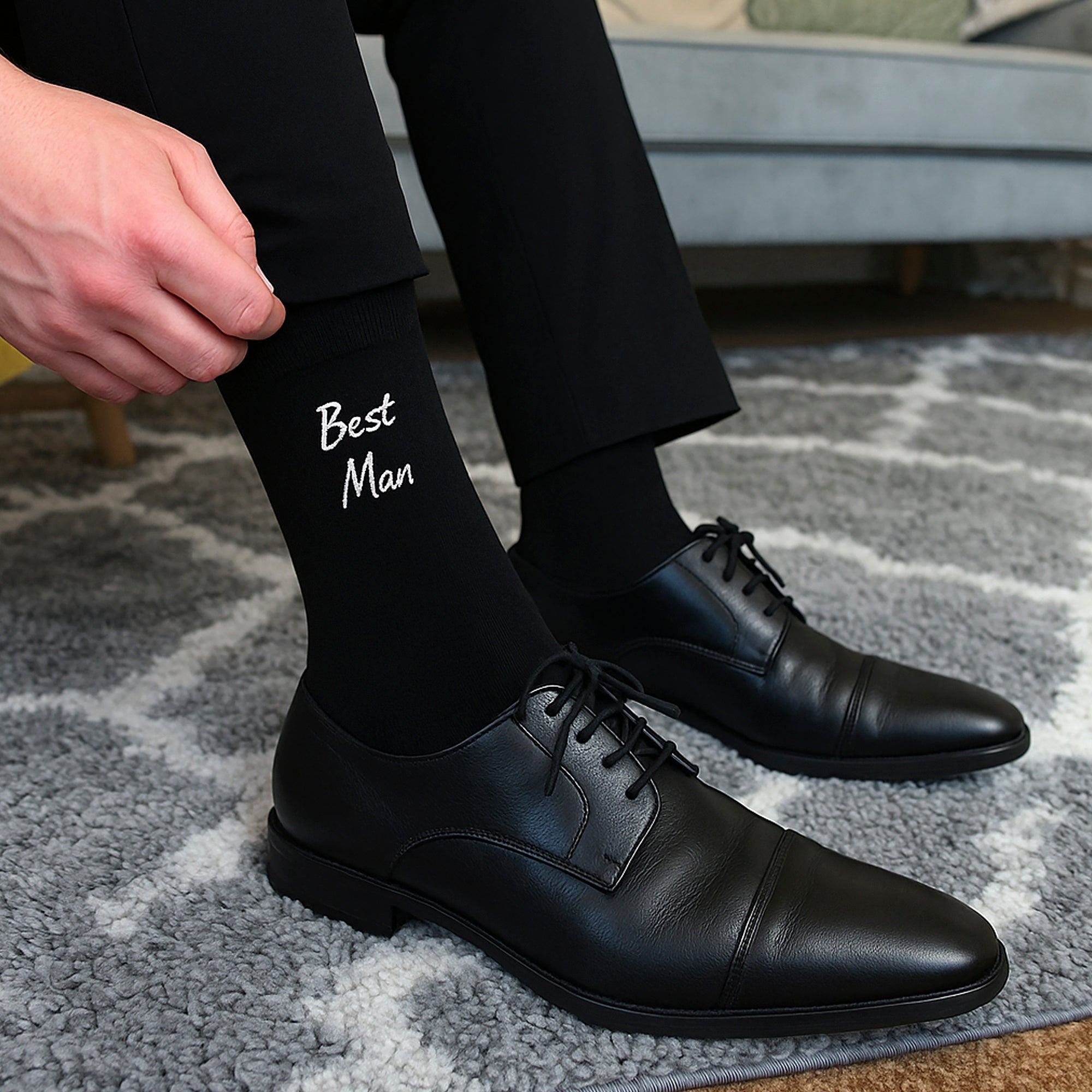 Sock Snob Mens Wedding Socks for Groom Groomsman Best Man Father of the Groom and Bride