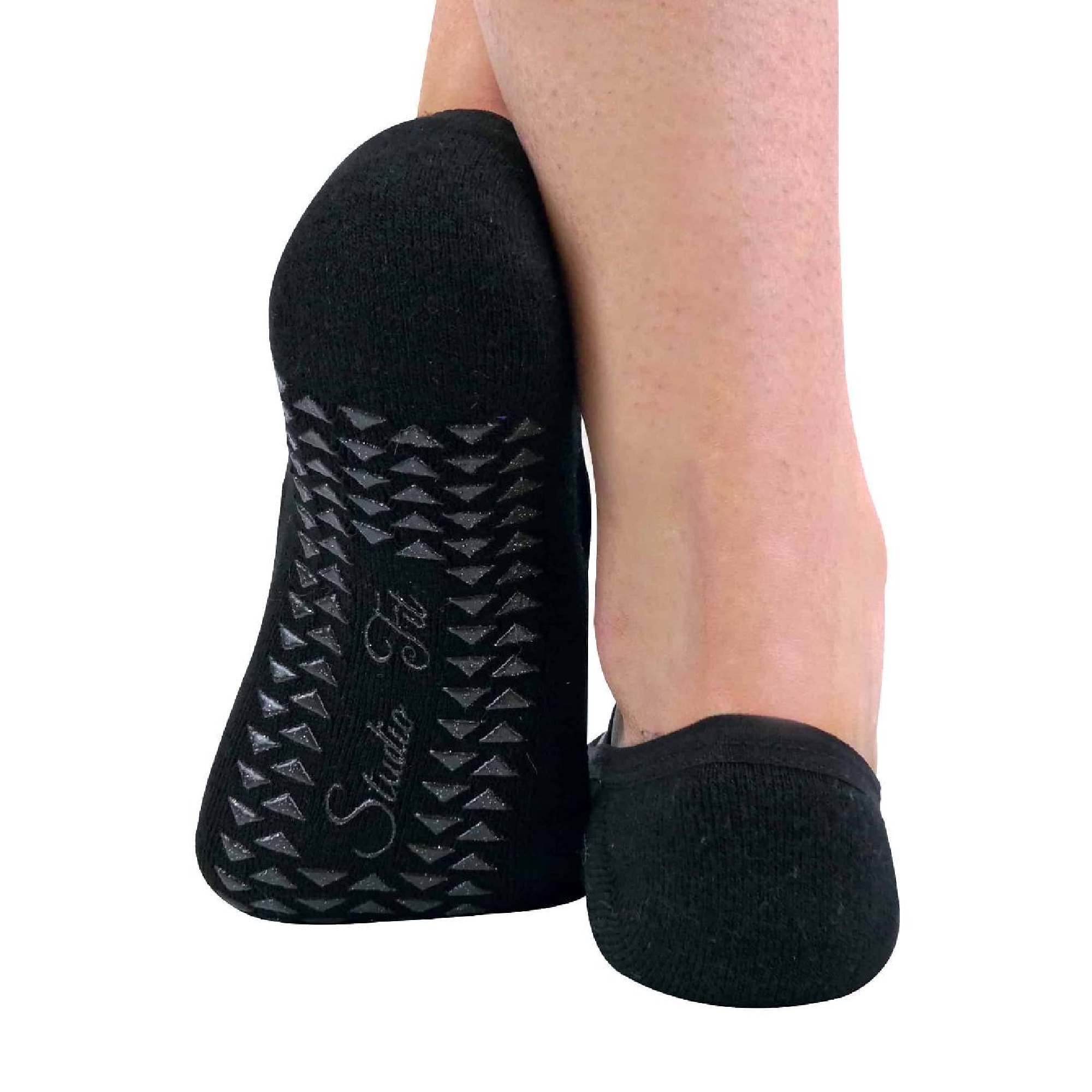 Sock Snob Womens Cotton Non Slip Yoga Socks with Straps Multipack Options