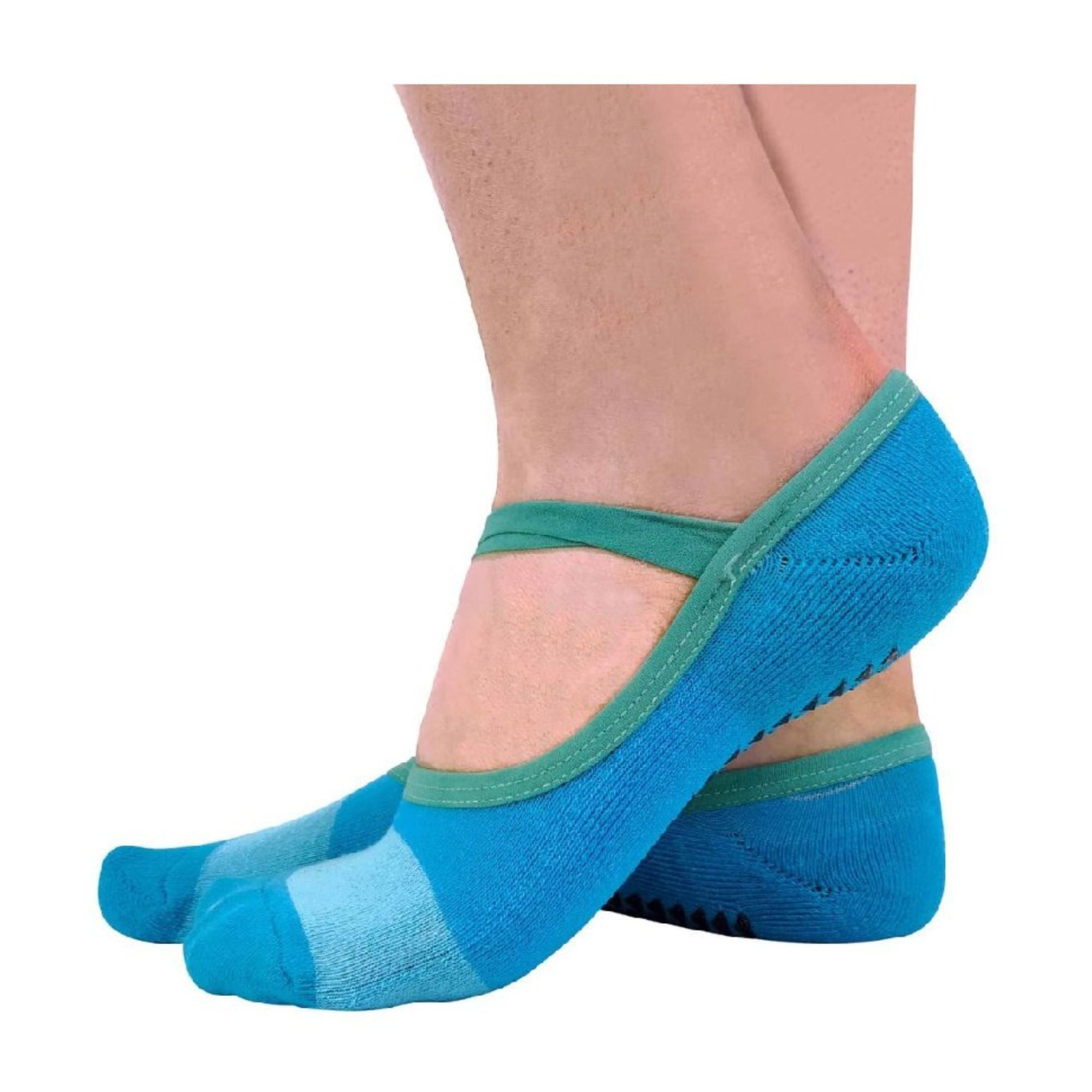 Sock Snob Womens Cotton Non Slip Yoga Socks with Straps Multipack Options