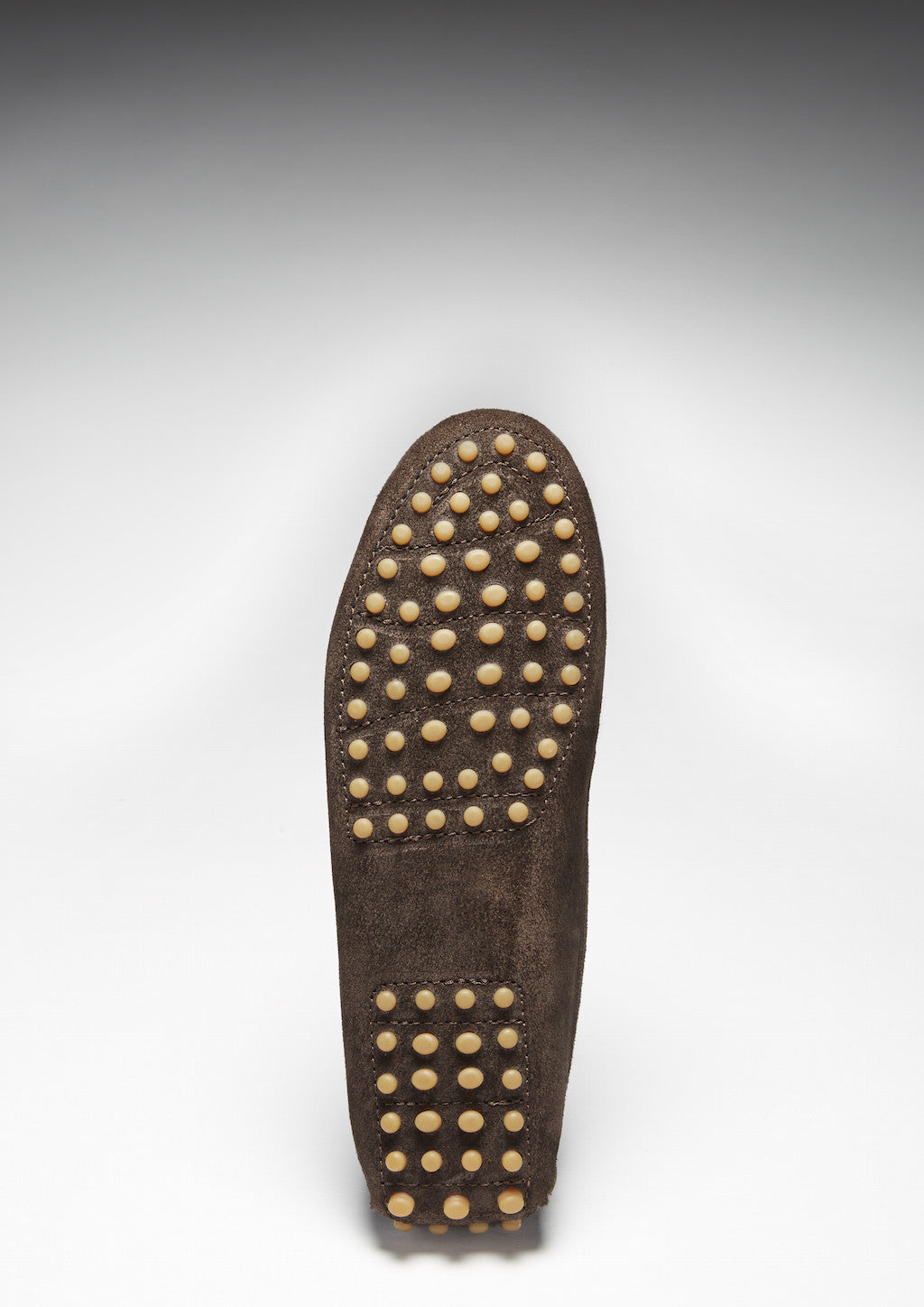 Hugs & Co Womens Tasselled Driving Loafers Brown Suede