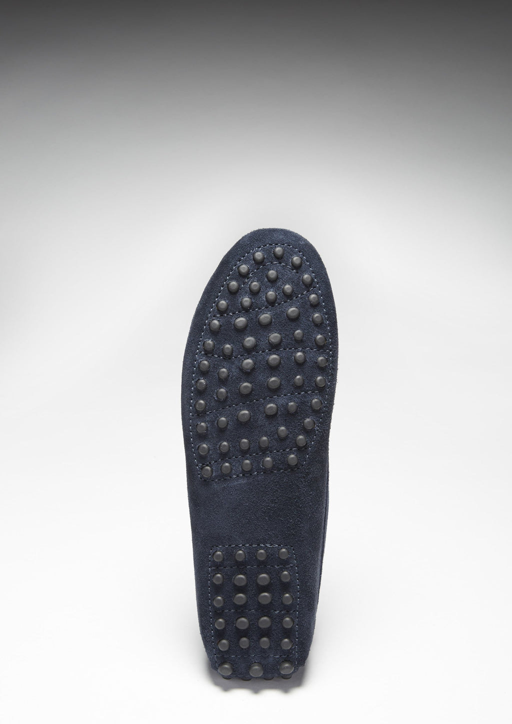 Hugs & Co Womens Tasselled Driving Loafers Navy Blue Suede