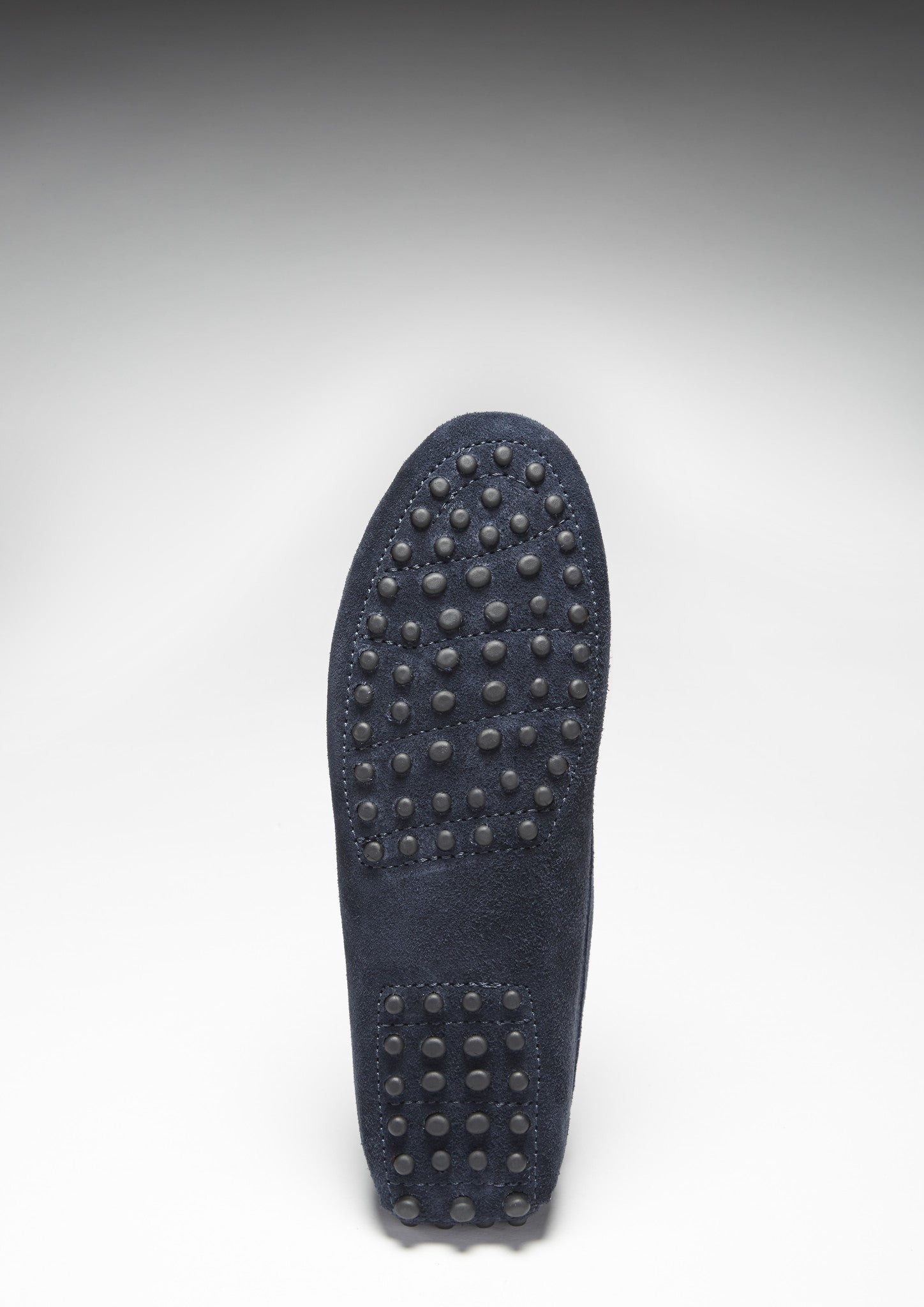 Hugs & Co Womens Tasselled Driving Loafers Navy Blue Suede