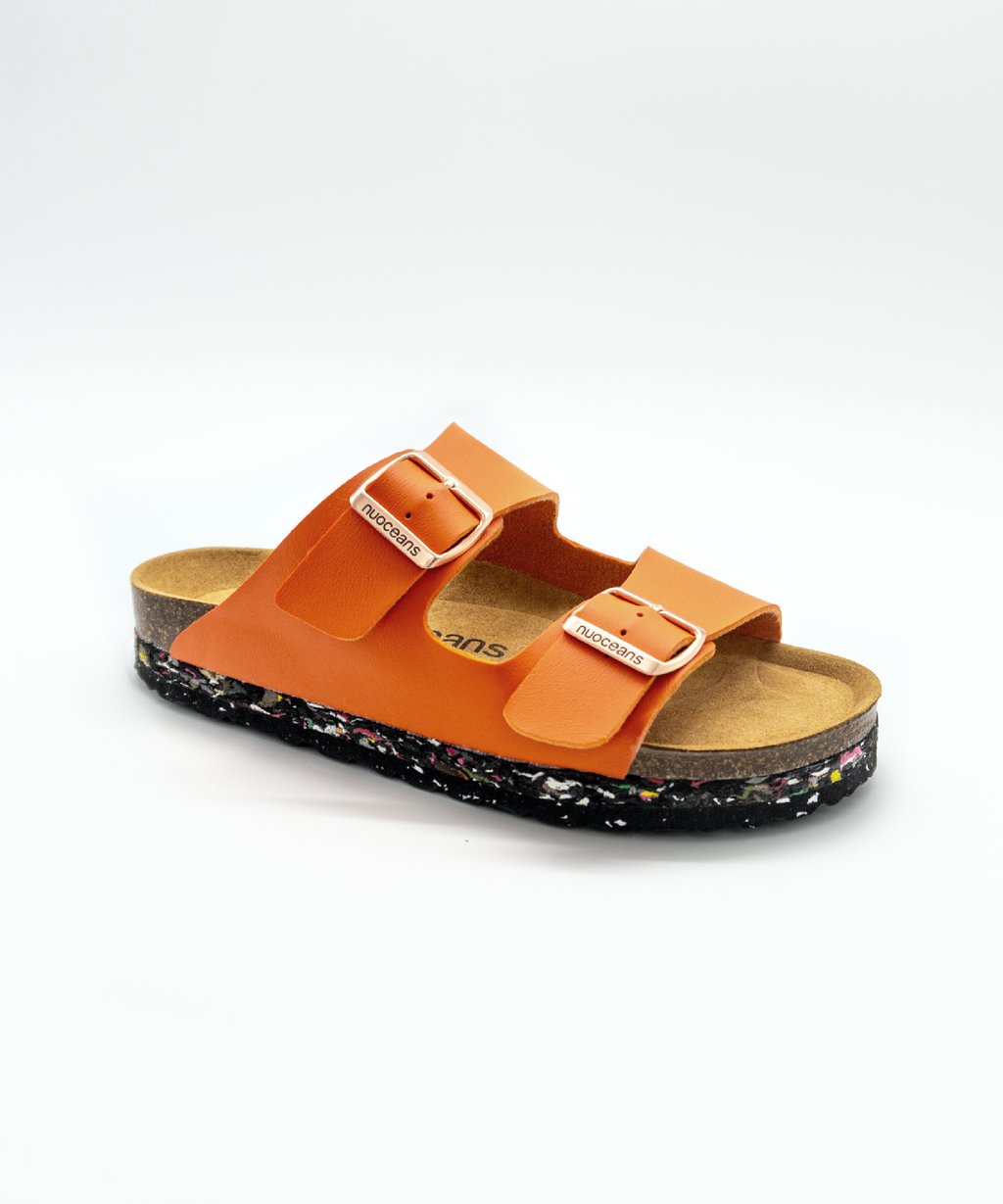 Nuoceans Tropic Orange Vegan Sandals
