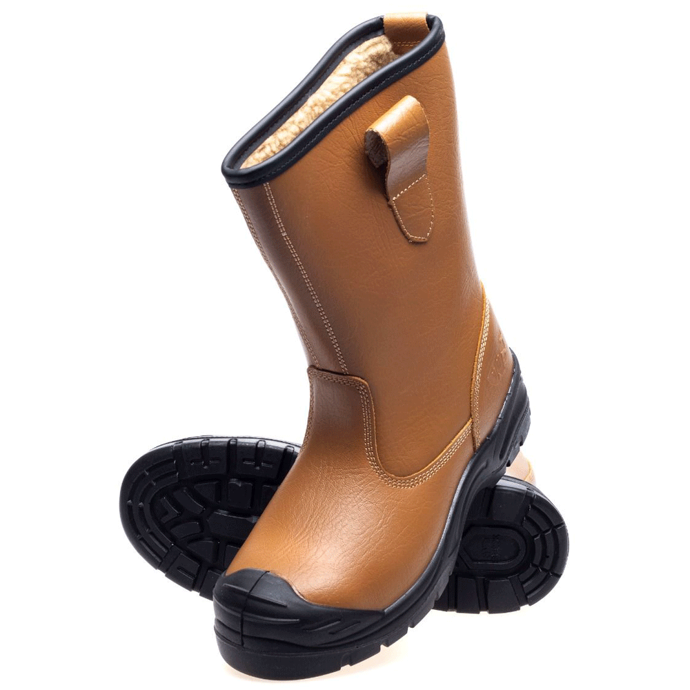 Worksite SS403SM Leather Rigger Safety Boots