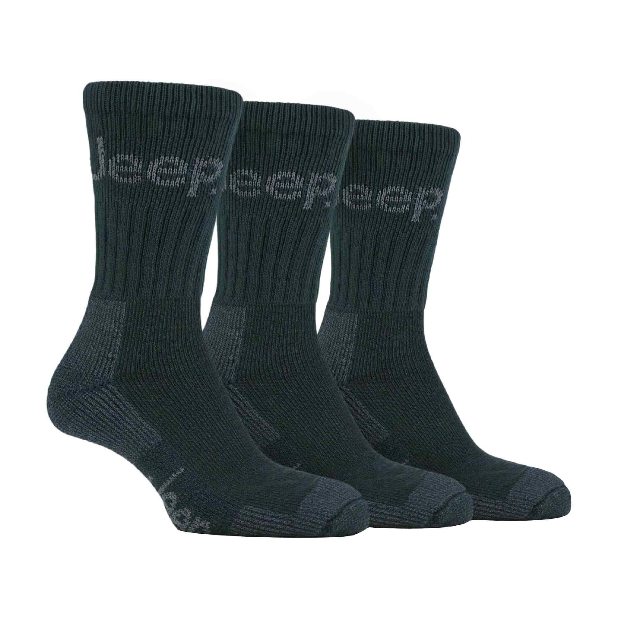 Jeep Mens Luxury Cushioned Cotton Hiking Socks Multipack Options