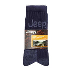 Jeep Mens Luxury Cushioned Cotton Hiking Socks Multipack Options